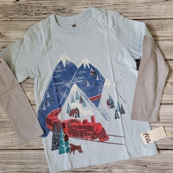 Tea Collection Other - Tea Collection The Pollar Express Long-Sleeve Top Size 8 NWT